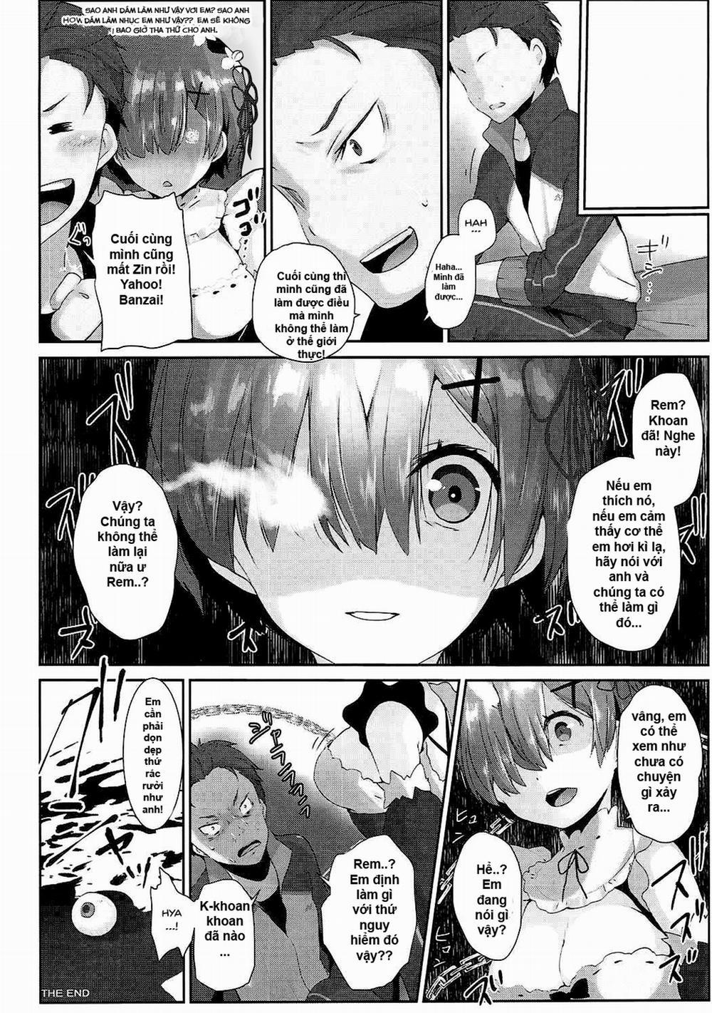 Đánh thức dục vọng của Rem-Rin! (Re:Zero kara Hajimeru Isekai Seikatsu) Chương Oneshot Trang 18