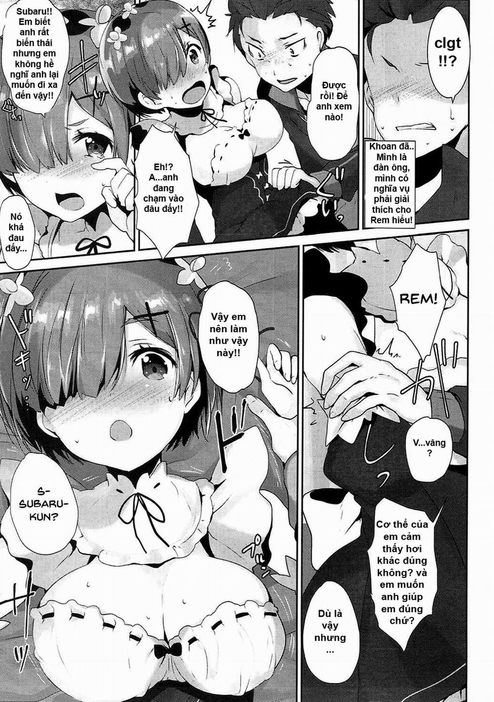 Đánh thức dục vọng của Rem-Rin! (Re:Zero kara Hajimeru Isekai Seikatsu) Chương Oneshot Trang 7