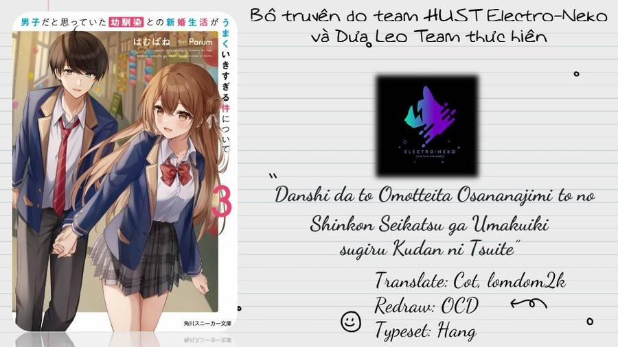 Danshi Da To Omotteita Osananajimi To No Shinkon Seikatsu Ga Umakuiki Sugiru Kudan Ni Tsuite Chương 3 Trang 8