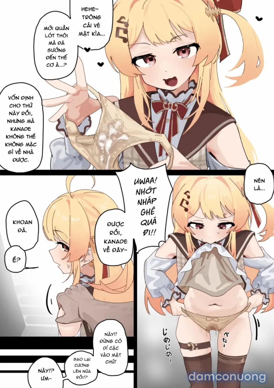 Dạy Dỗ Kanade Láo Toét OneShot trang 3