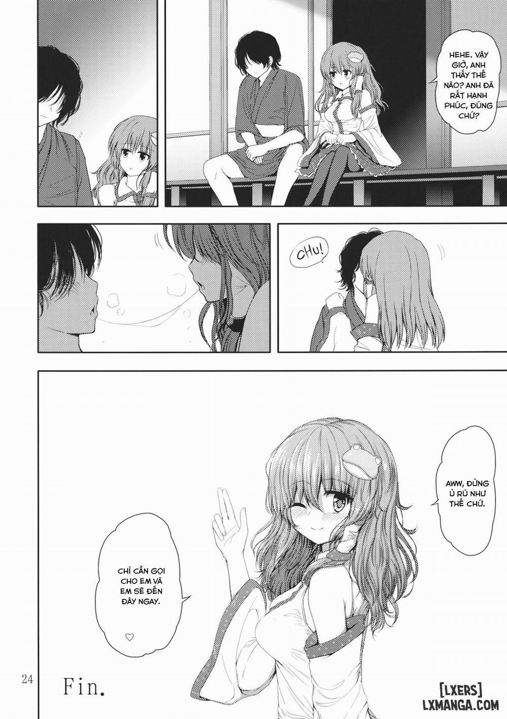Deriheru-jou Sanae-san ga Yattekita Oneshot trang 23