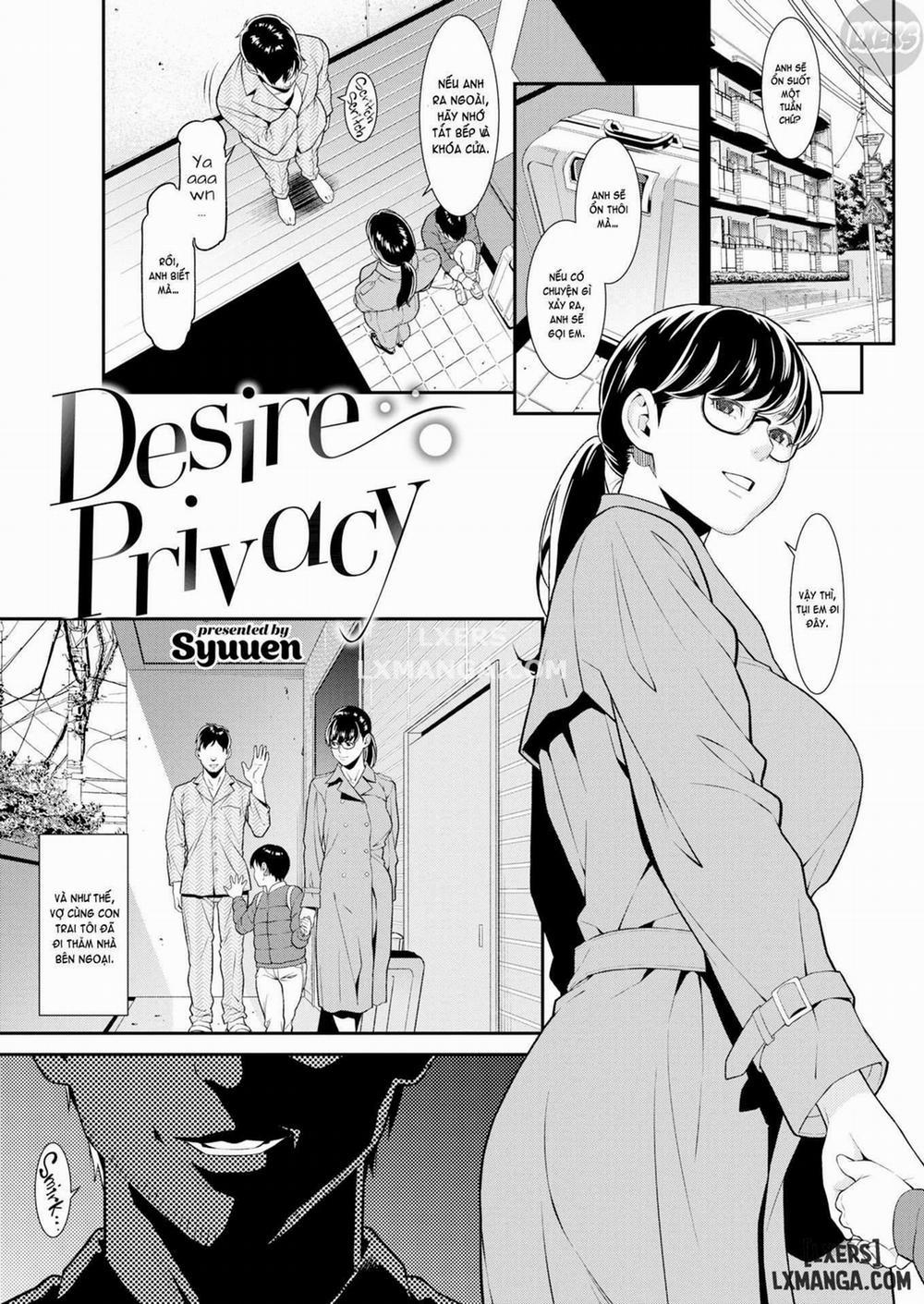 Desire Privacy Oneshot trang 0