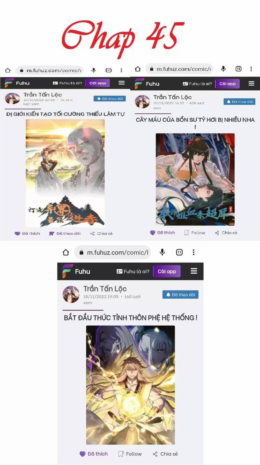 Dị Giới Kiến Tạo Tối Cường Thiếu Lâm Tự 45 trang 1