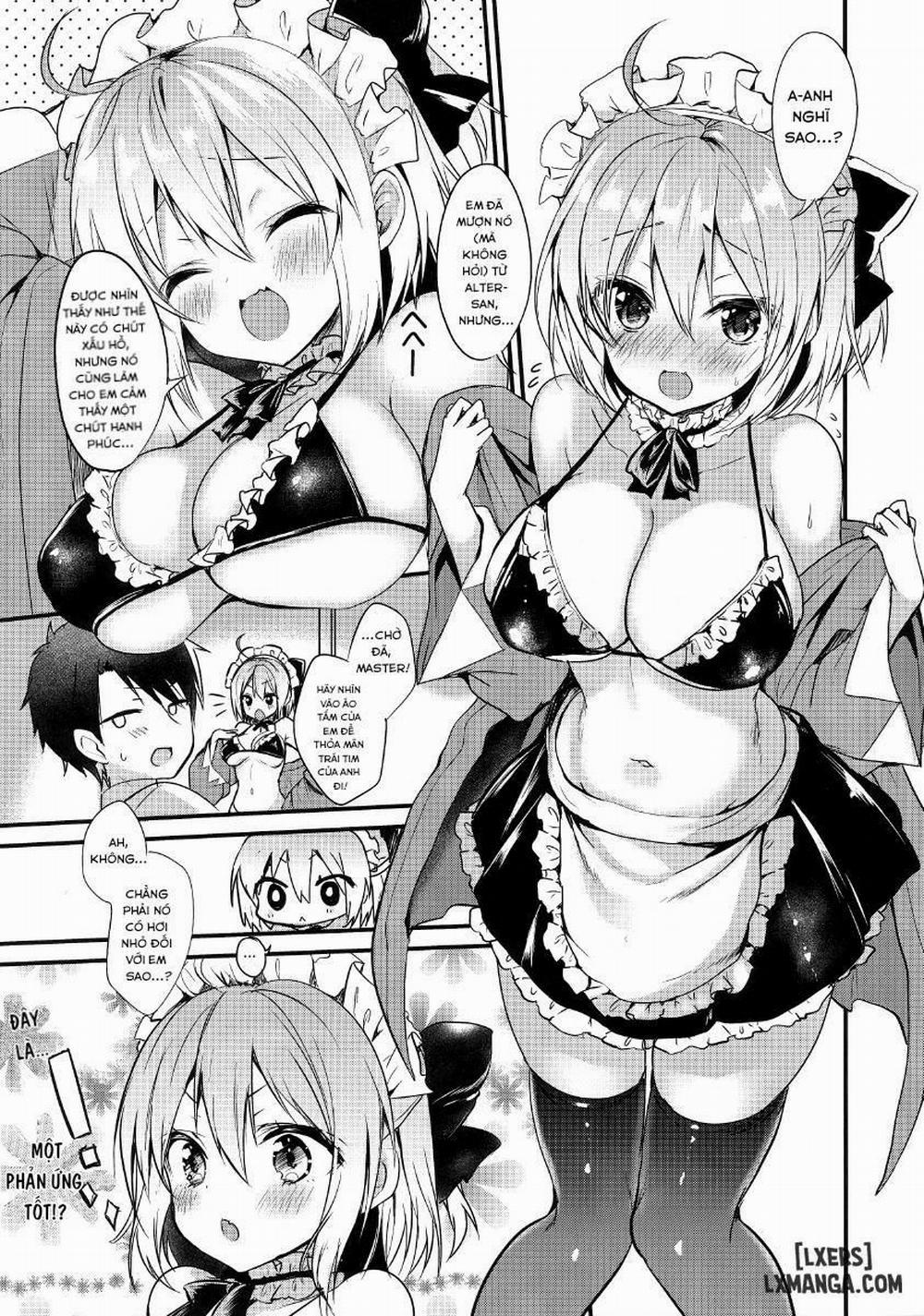 Dog-Type Swimsuit Maid Okita Who Loves Master Oneshot trang 2