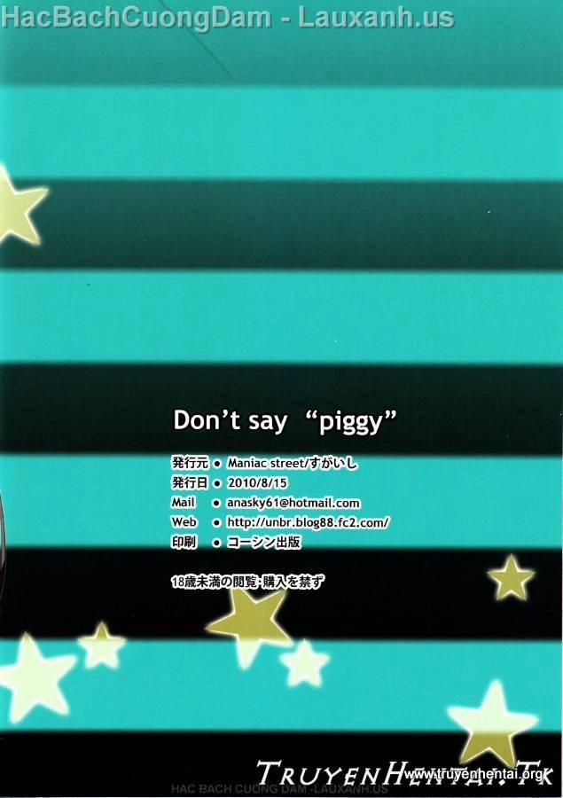 Dont Say Piggy (K-ON) Chương Oneshot Trang 12