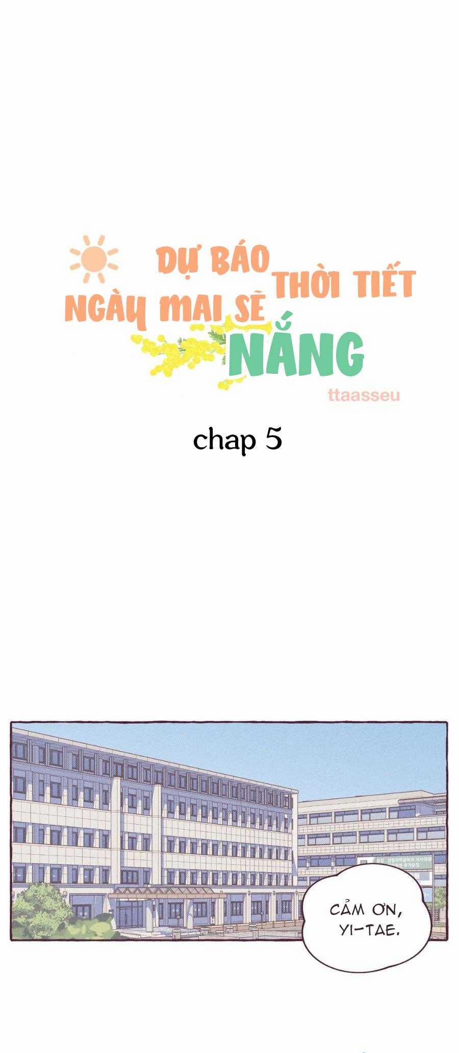 Dự Báo Thời Tiết Ngày Mai Sẽ Nắng Chương 5 Trang 11