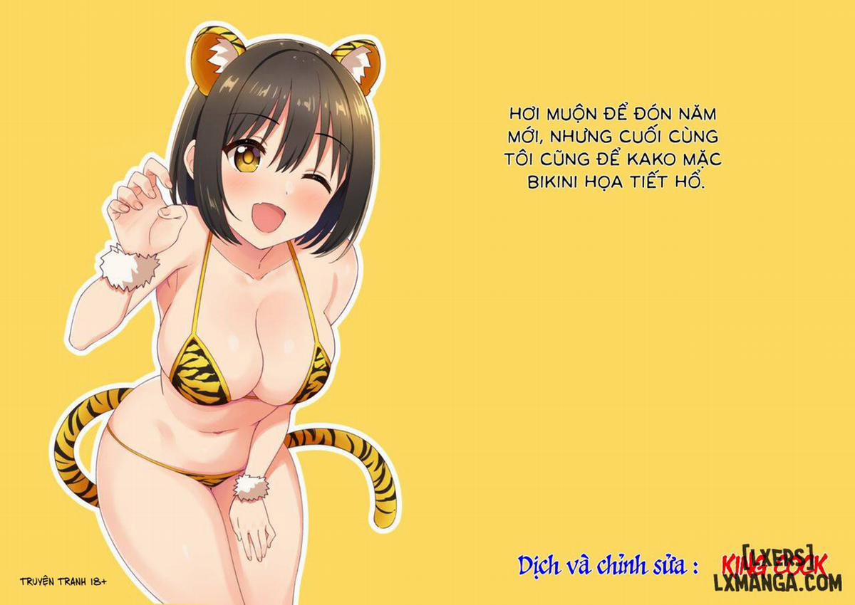 Dù muộn nhưng tôi vẫn để kako mặc bikini họa tiết hổ Oneshot trang 12