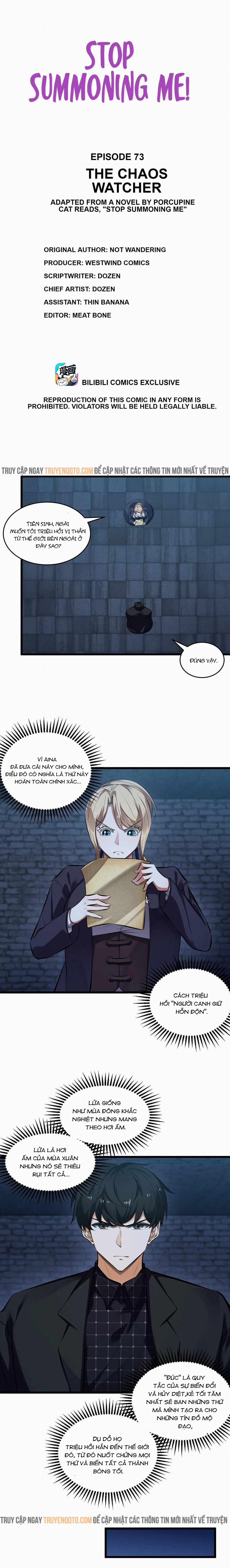 Đừng Triệu Hoán Ta Nữa 73 trang 0