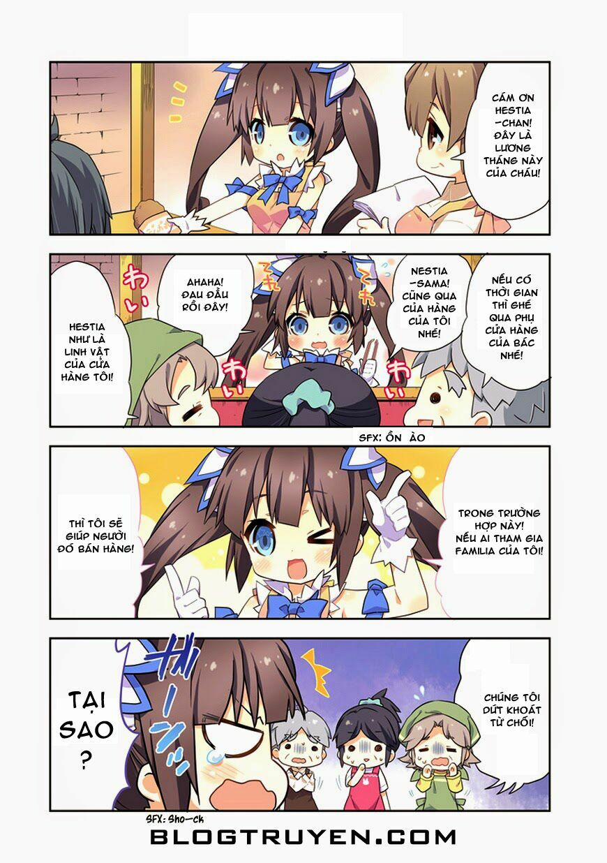 Dungeon Ni Deai O Motomeru No Wa Machigatte Iru Darou Ka 4Koma – Days Of Goddess Chương 1 Trang 5