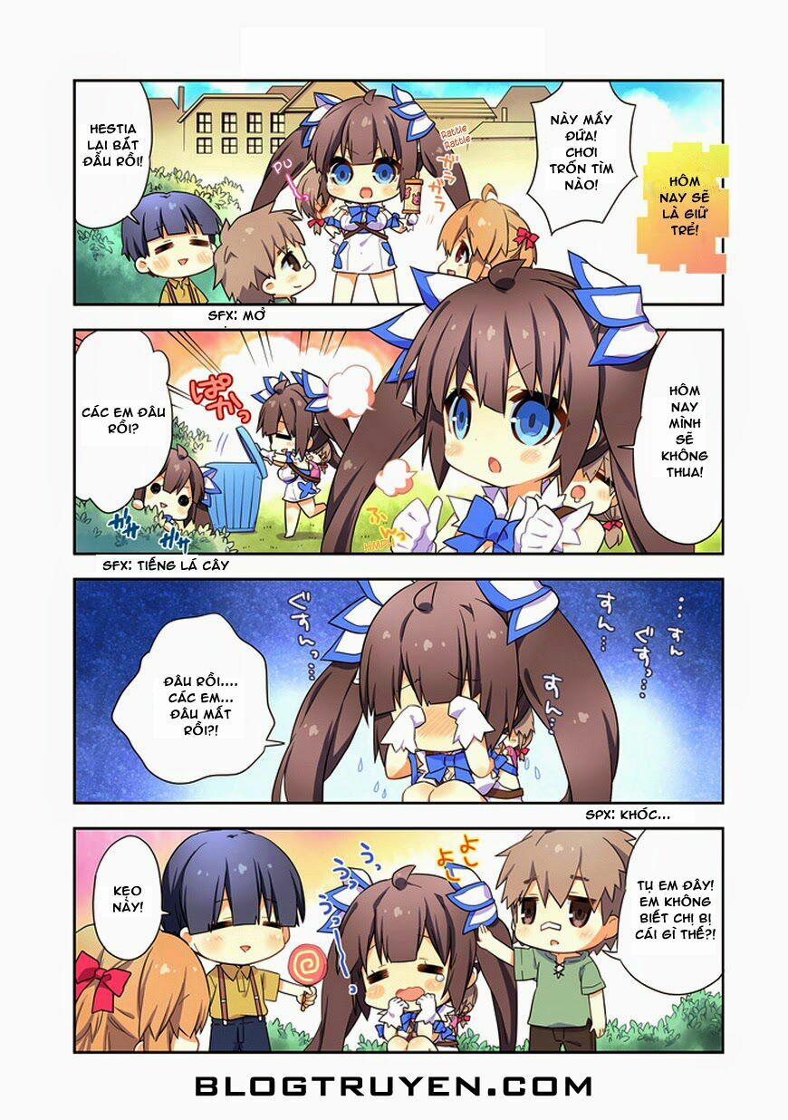 Dungeon Ni Deai O Motomeru No Wa Machigatte Iru Darou Ka 4Koma – Days Of Goddess Chương 1 Trang 6