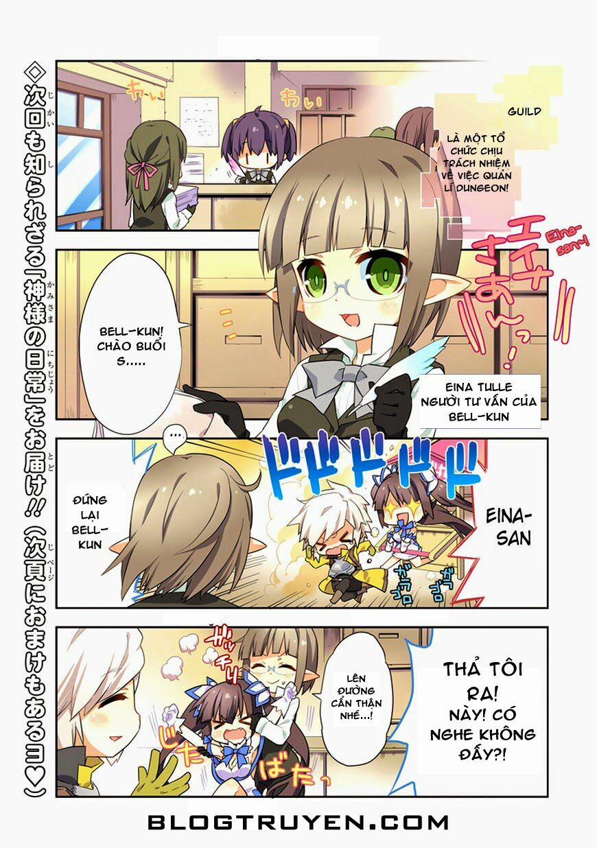 Dungeon Ni Deai O Motomeru No Wa Machigatte Iru Darou Ka 4Koma – Days Of Goddess Chương 1 Trang 10