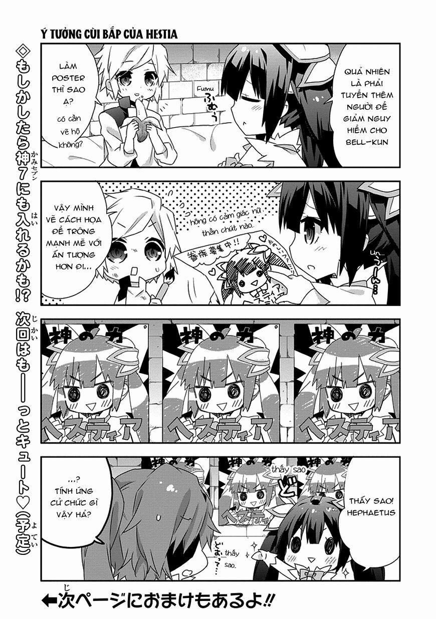 Dungeon Ni Deai O Motomeru No Wa Machigatte Iru Darou Ka 4Koma – Days Of Goddess Chương 2 Trang 11