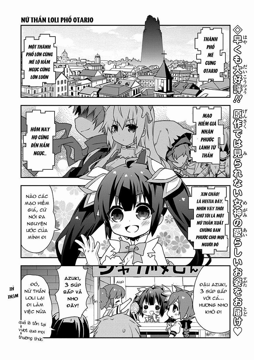 Dungeon Ni Deai O Motomeru No Wa Machigatte Iru Darou Ka 4Koma – Days Of Goddess Chương 2 Trang 4