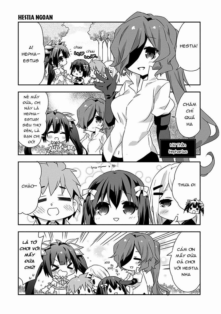 Dungeon Ni Deai O Motomeru No Wa Machigatte Iru Darou Ka 4Koma – Days Of Goddess Chương 2 Trang 8