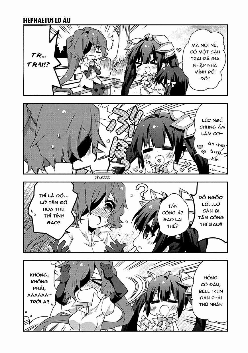 Dungeon Ni Deai O Motomeru No Wa Machigatte Iru Darou Ka 4Koma – Days Of Goddess Chương 2 Trang 9