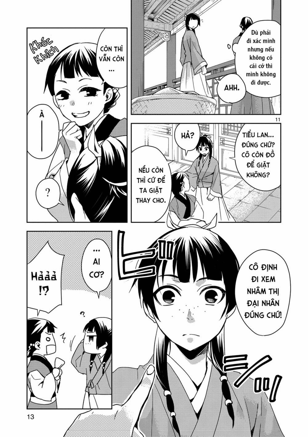 Dược Sư Tự Sự – Nhật Ký Giải Mã Bí Ẩn Chốn Hậu Cung Của Maomao 1 trang 9