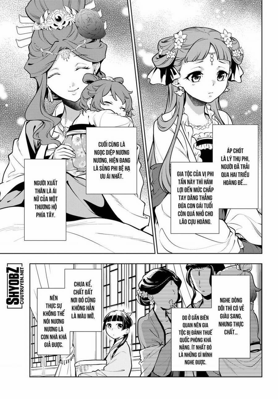 Dược Sư Tự Sự – Nhật Ký Giải Mã Bí Ẩn Chốn Hậu Cung Của Maomao 49 trang 7