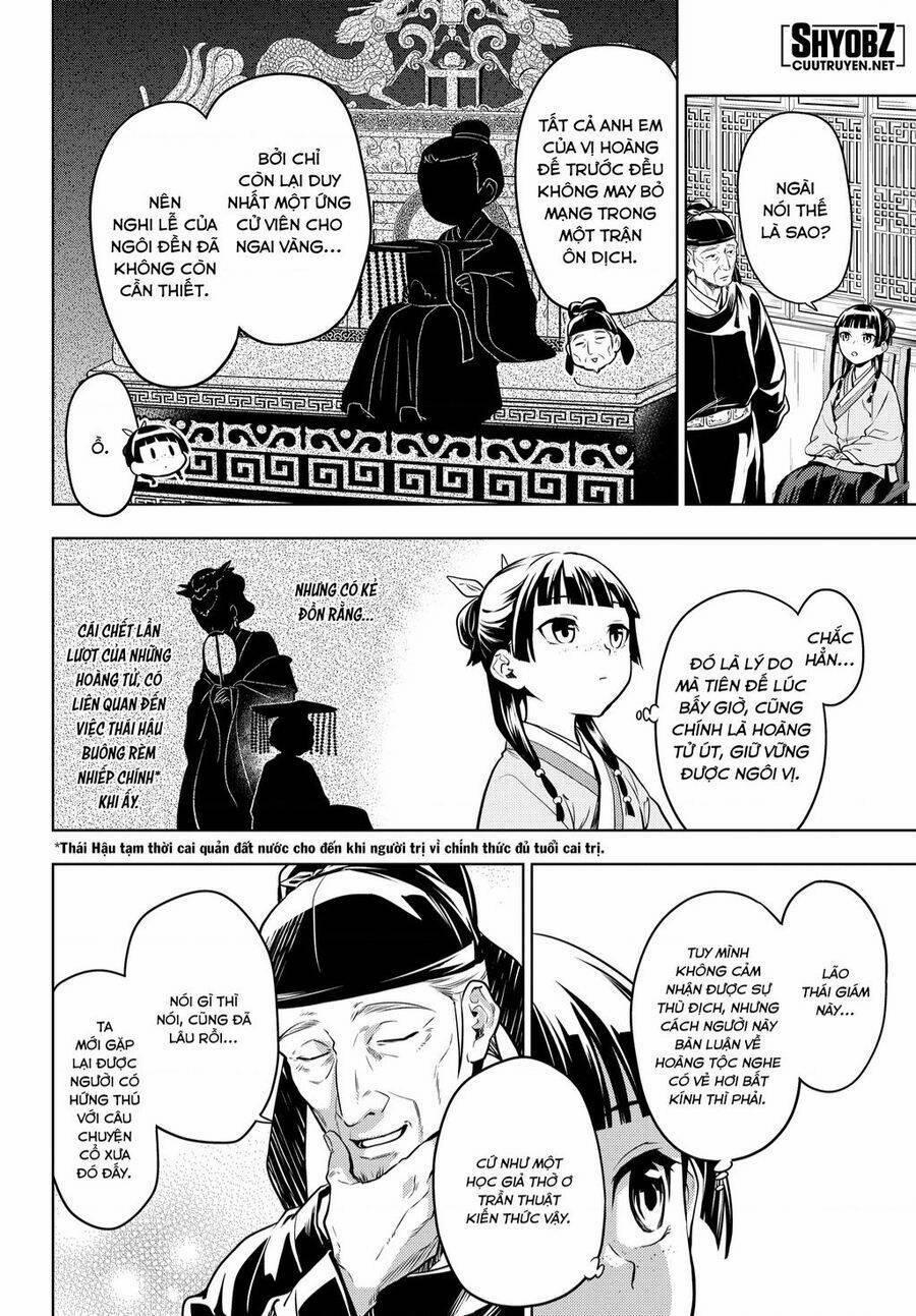 Dược Sư Tự Sự – Nhật Ký Giải Mã Bí Ẩn Chốn Hậu Cung Của Maomao 53 trang 10