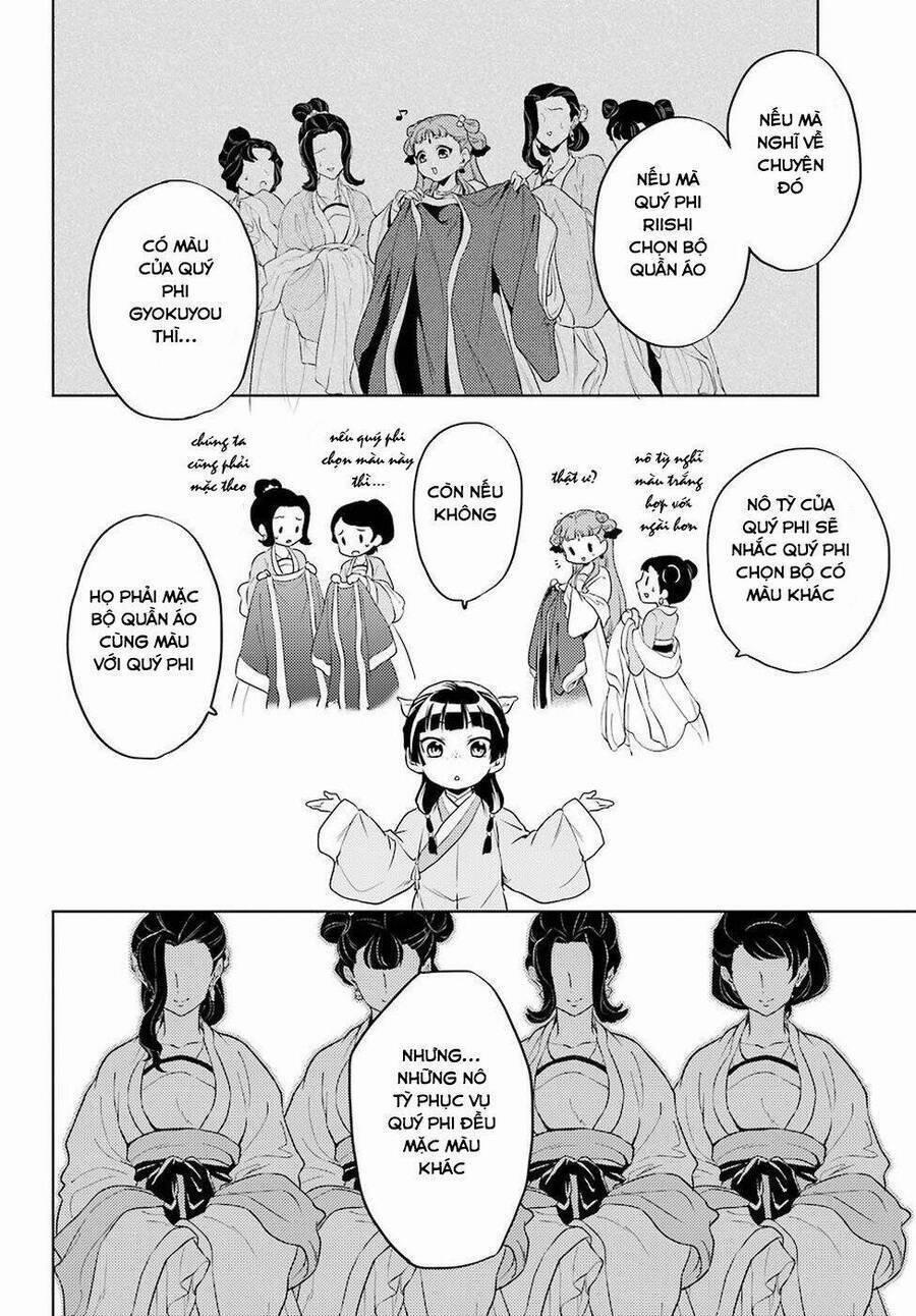 Dược Sư Tự Sự – Nhật Ký Giải Mã Bí Ẩn Chốn Hậu Cung Của Maomao 9 trang 21