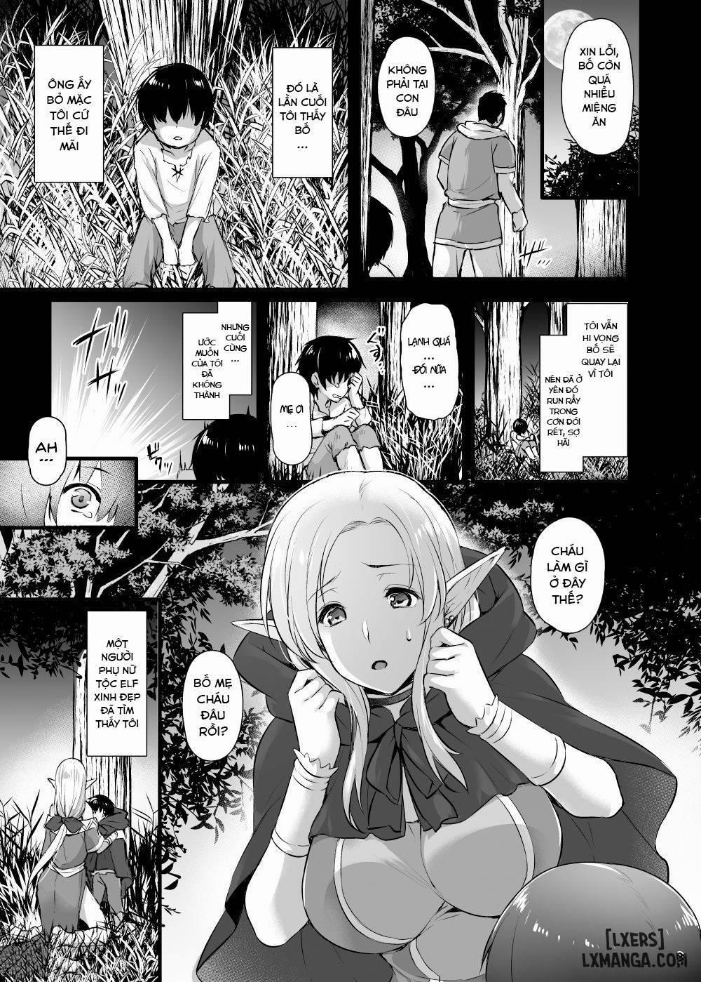 Elf no Okaa-san ~Giri no Musuko no Me no Mae de Orc ni Okasarete Oneshot trang 2