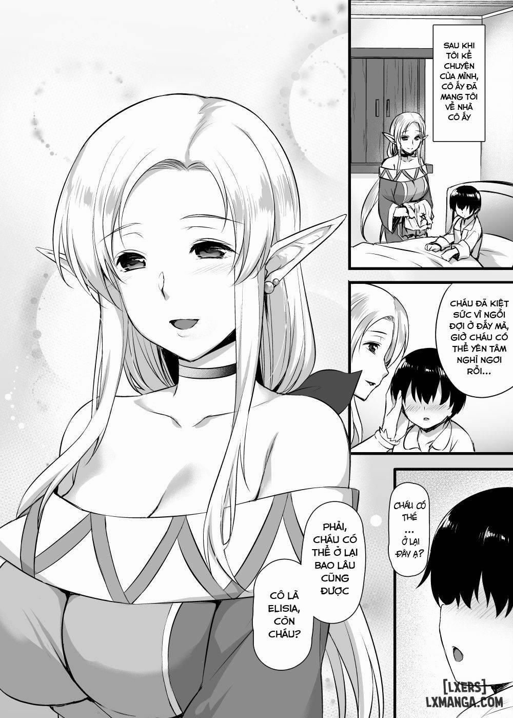 Elf no Okaa-san ~Giri no Musuko no Me no Mae de Orc ni Okasarete Oneshot trang 3
