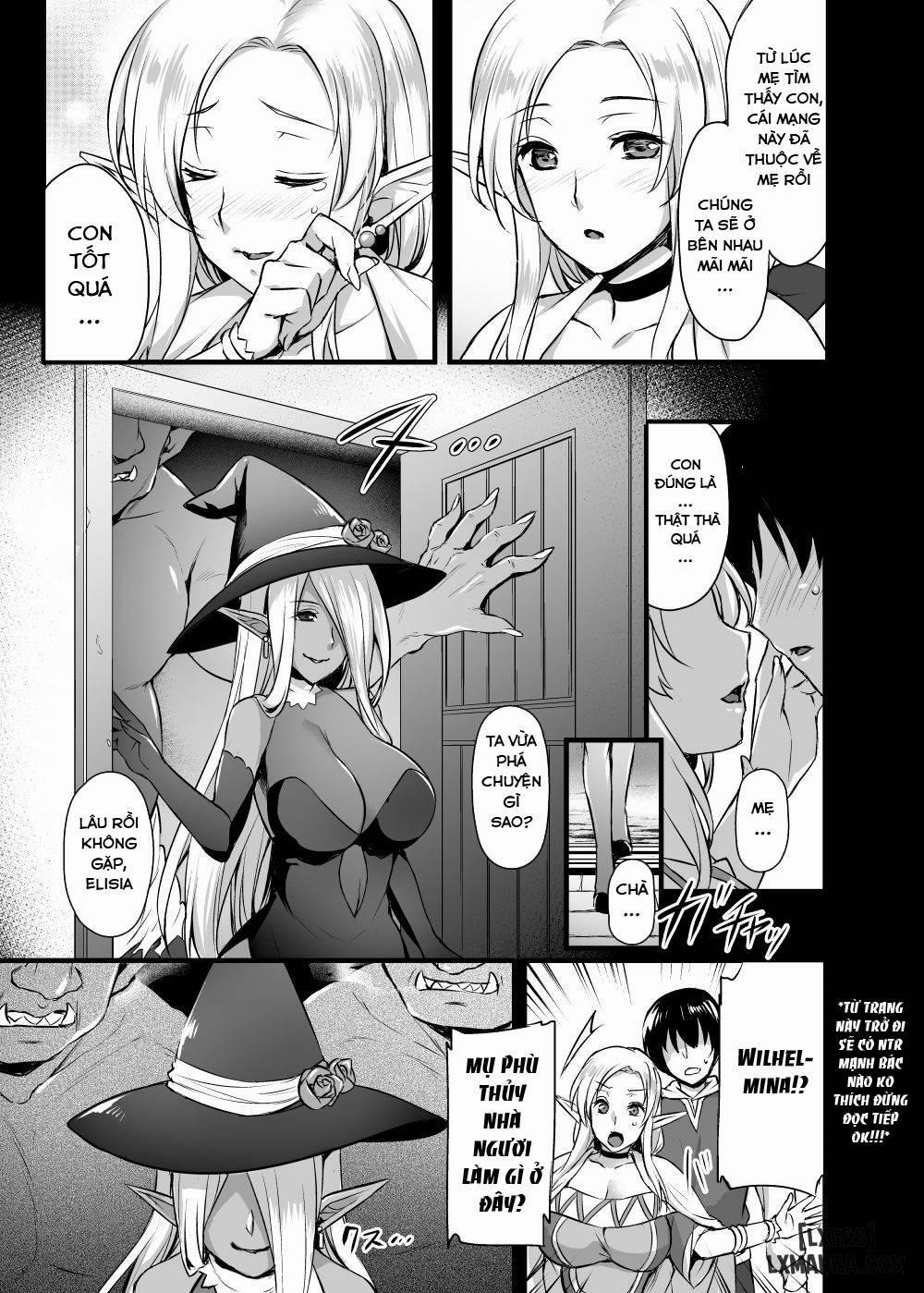 Elf no Okaa-san ~Giri no Musuko no Me no Mae de Orc ni Okasarete Oneshot trang 6