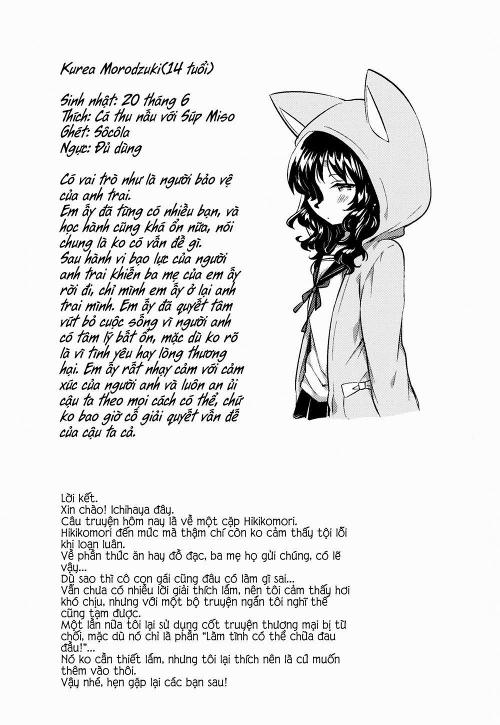 Em Gái Tôi Là Hikikomori Oneshot trang 23