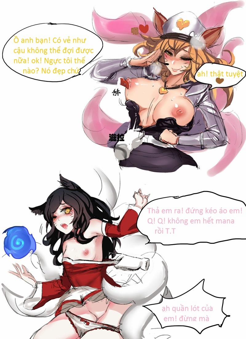 Enemy Ahri and Our Ahri (Liên Minh Huyền Thoại) Chương Oneshot Trang 1