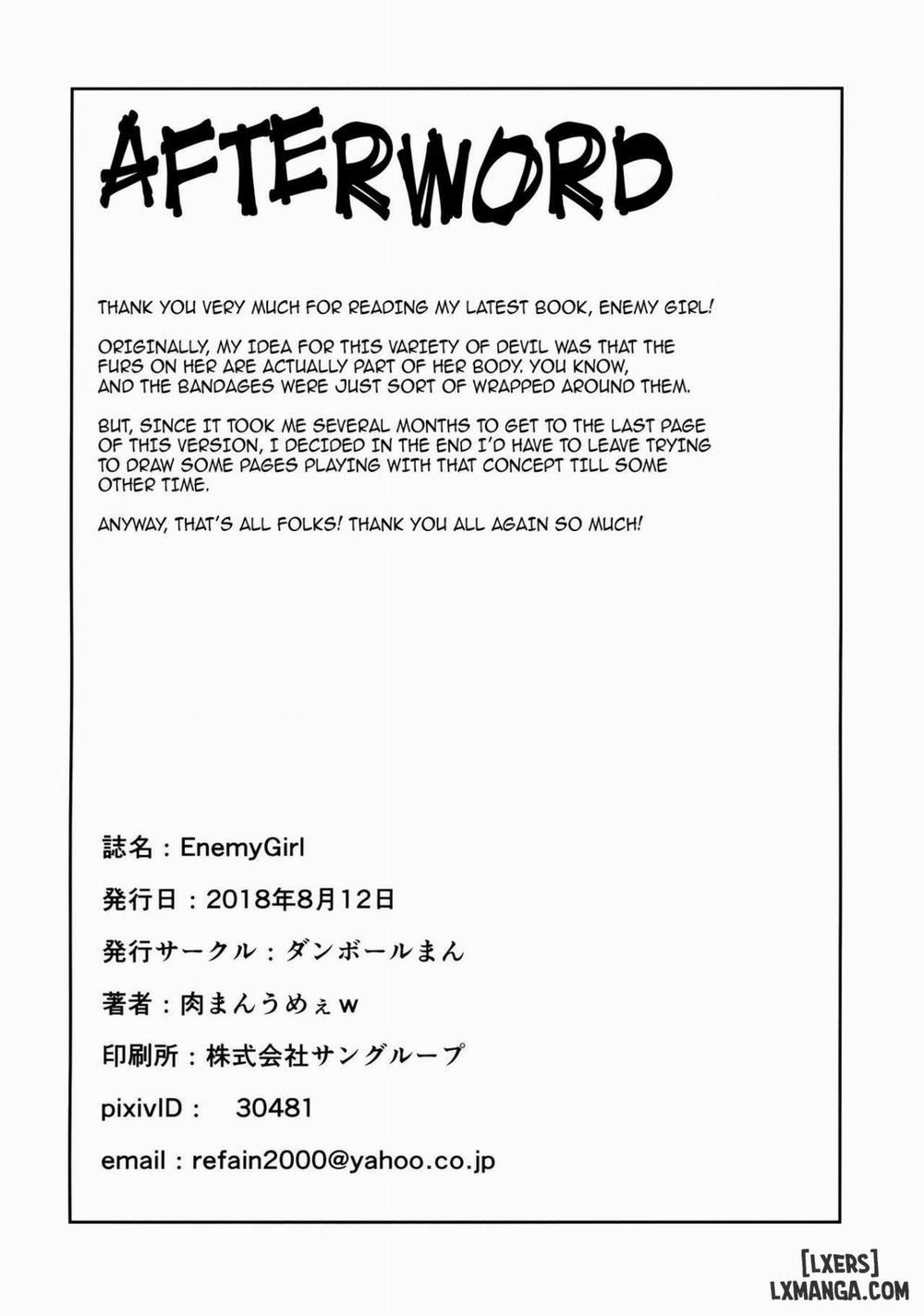 Enemy Girl Oneshot trang 24