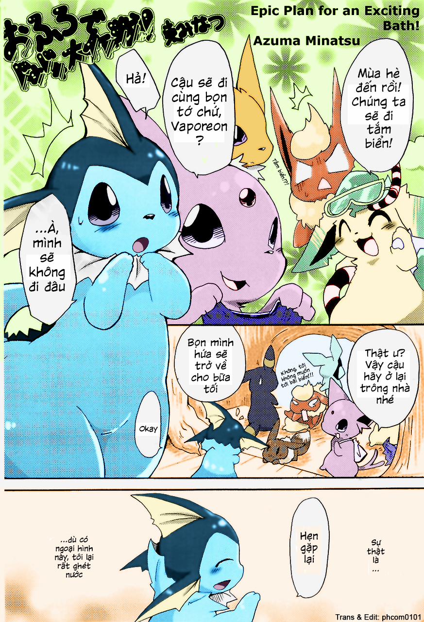 Epic plan for an exciting bath! (Pokemon) Chương Oneshot Trang 1