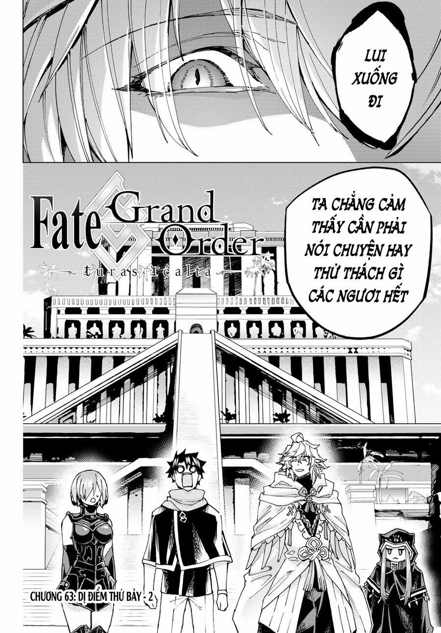 Fate/grand Order -Turas Realta- Chương 63 Trang 3