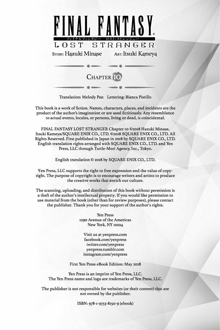 Final Fantasy Lost Stranger 10 trang 35