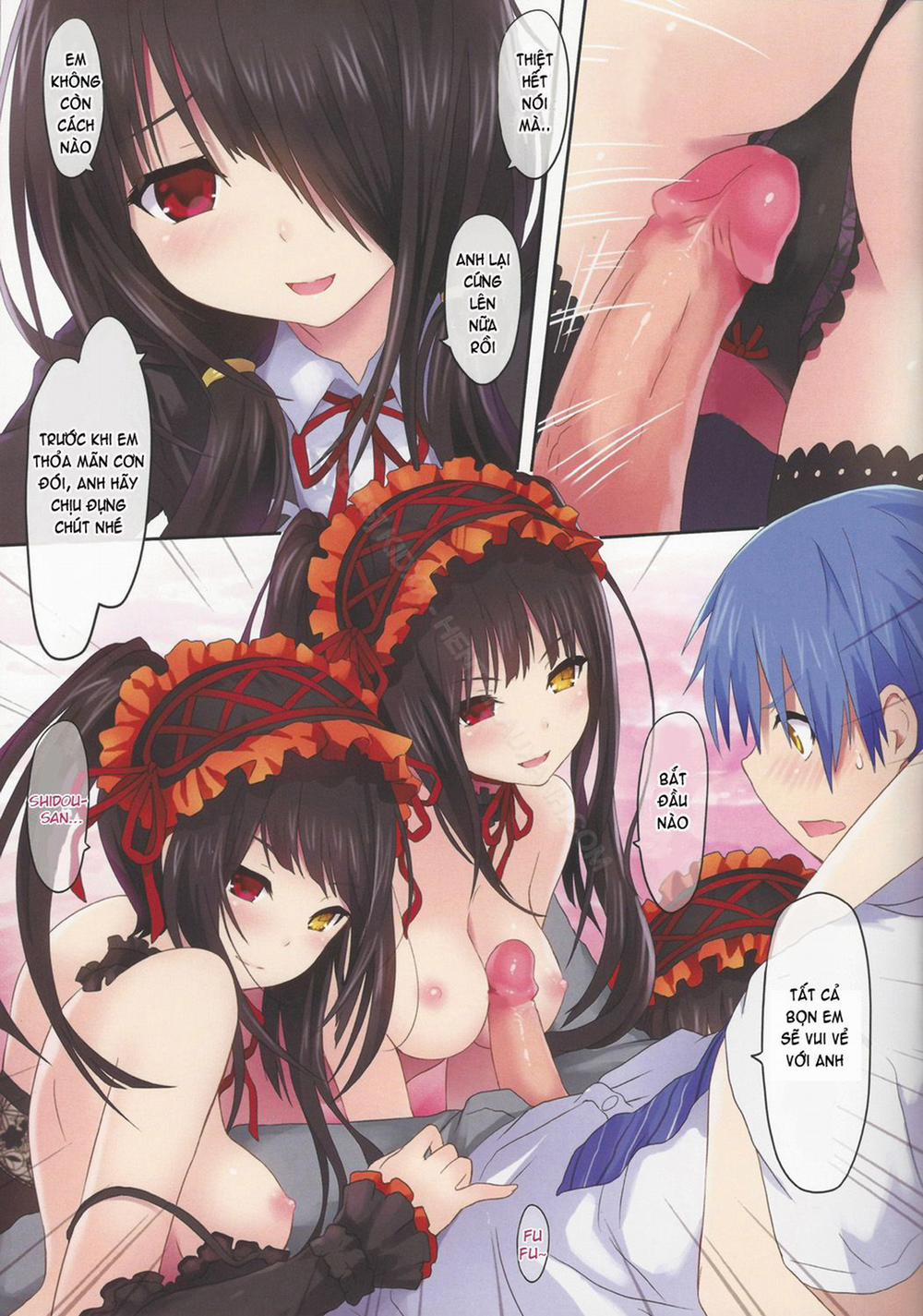 Frenzied Triple (Date A Live) Chương Oneshot Full Color Trang 8