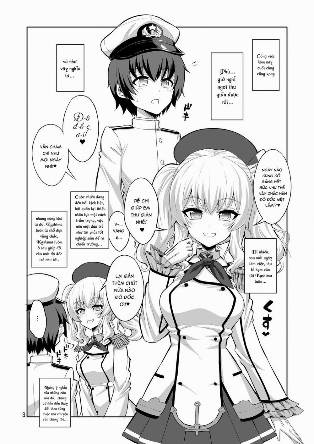 Futanari Kashima ni Mesu Choukyou sarechatta Teitoku-san (Kantai Collection -KanColle-) Chương Oneshot Trang 4