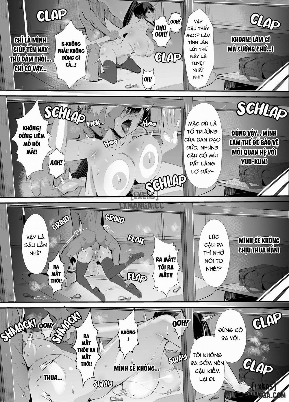 Fuuki Iinchou wa Odosarete Netorarete Oneshot (không che) trang 31