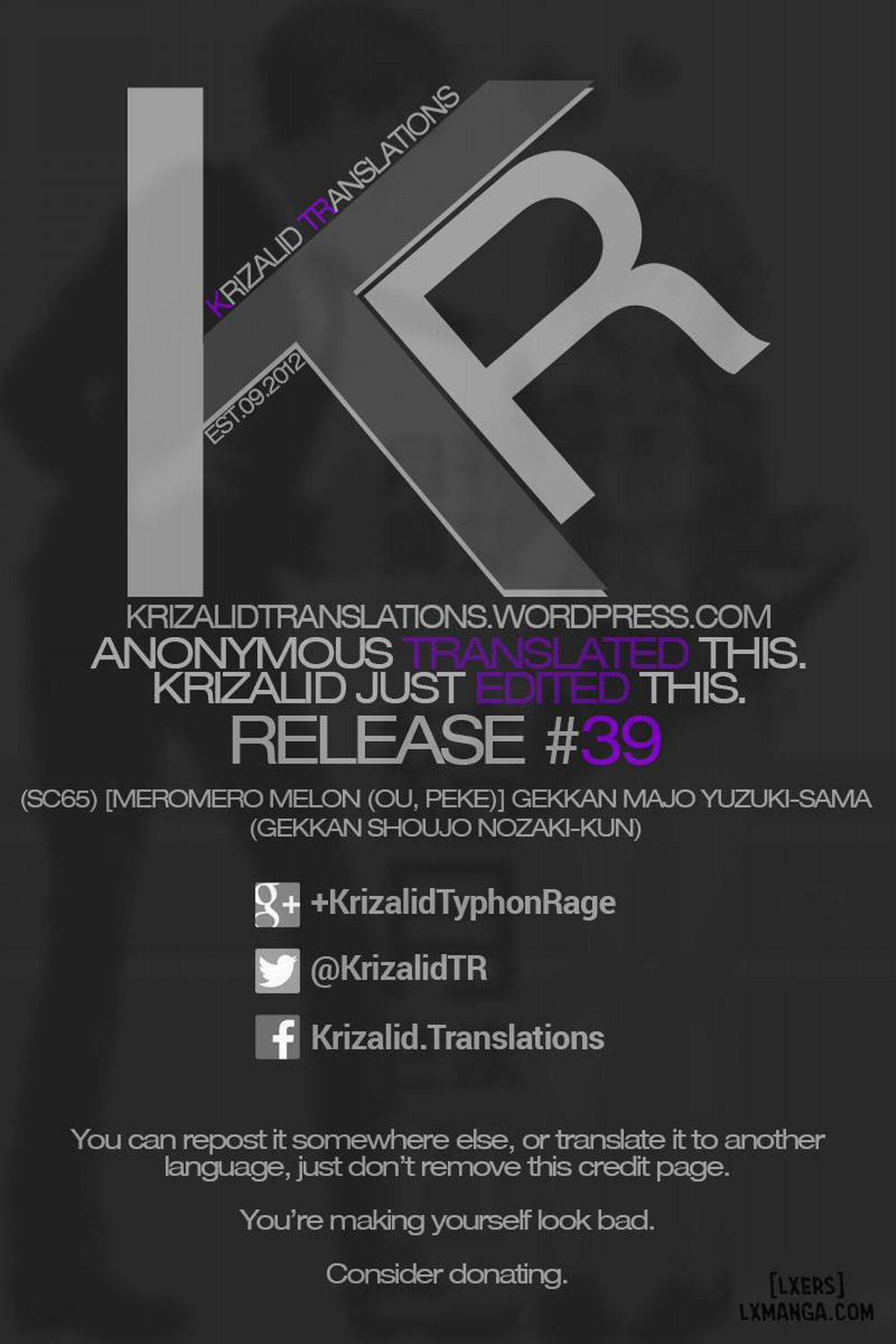 Gekkan Majo Yuzuki-sama Oneshot trang 18