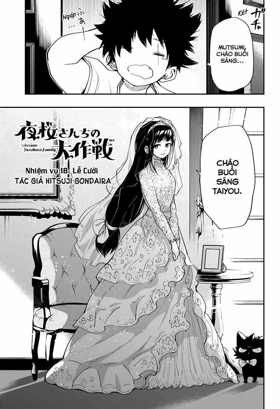 Gia Tộc Điệp Viên Yozakura 18 trang 1