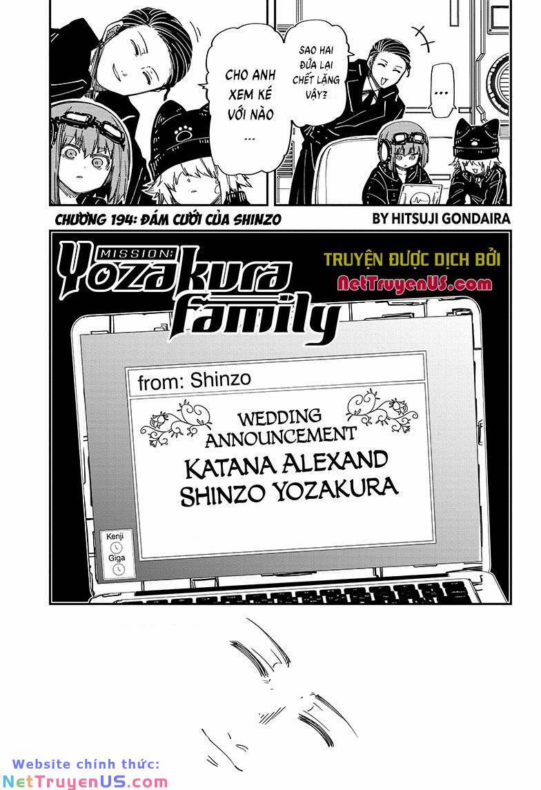 Gia Tộc Điệp Viên Yozakura 194 trang 1