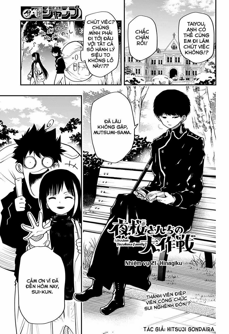Gia Tộc Điệp Viên Yozakura 21 trang 1