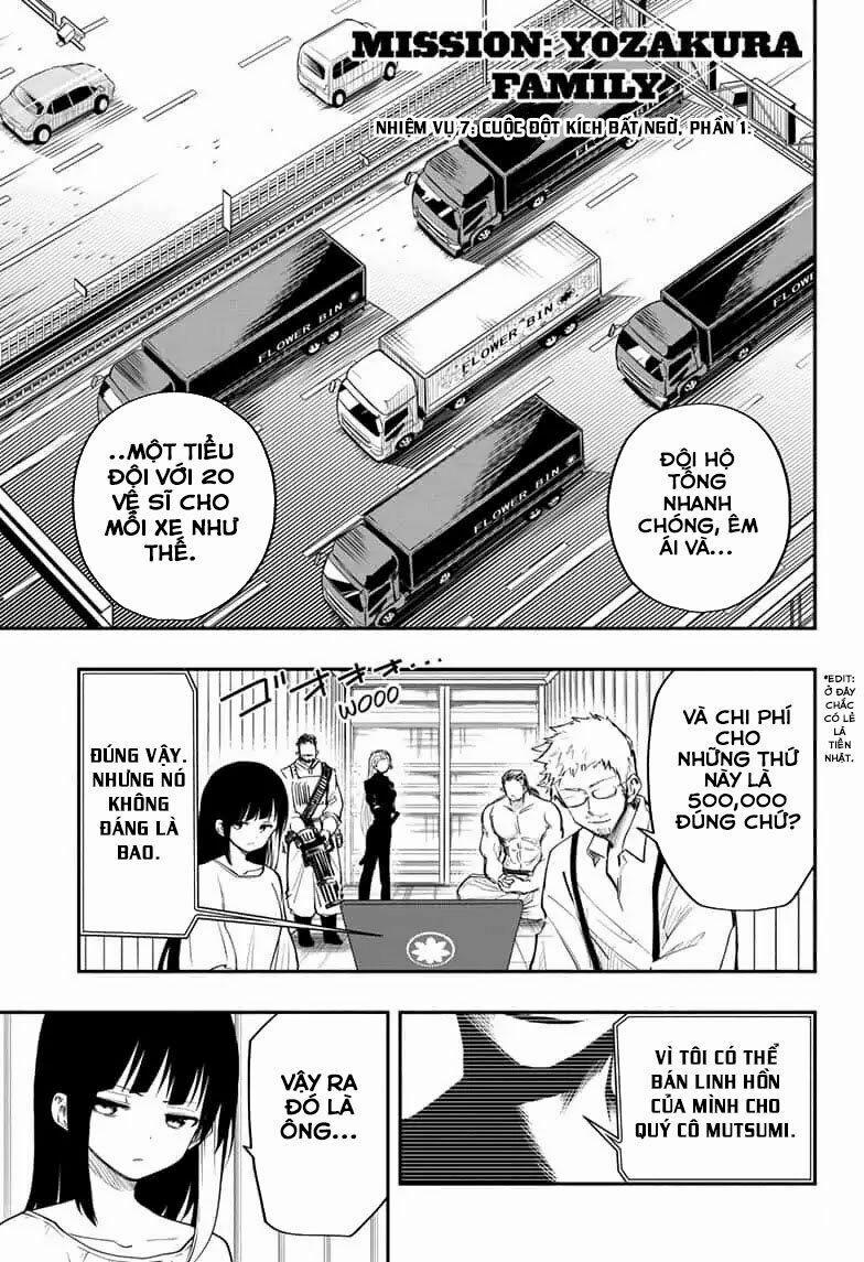Gia Tộc Điệp Viên Yozakura 7 trang 1