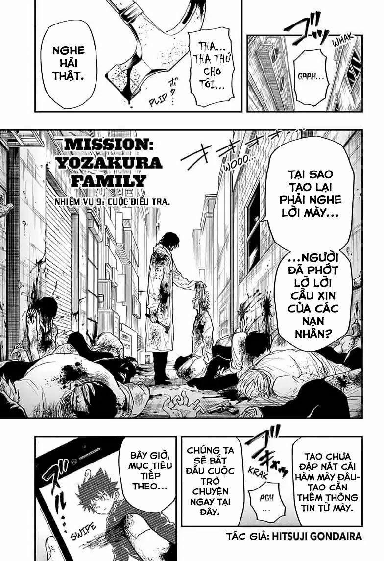 Gia Tộc Điệp Viên Yozakura 9 trang 1