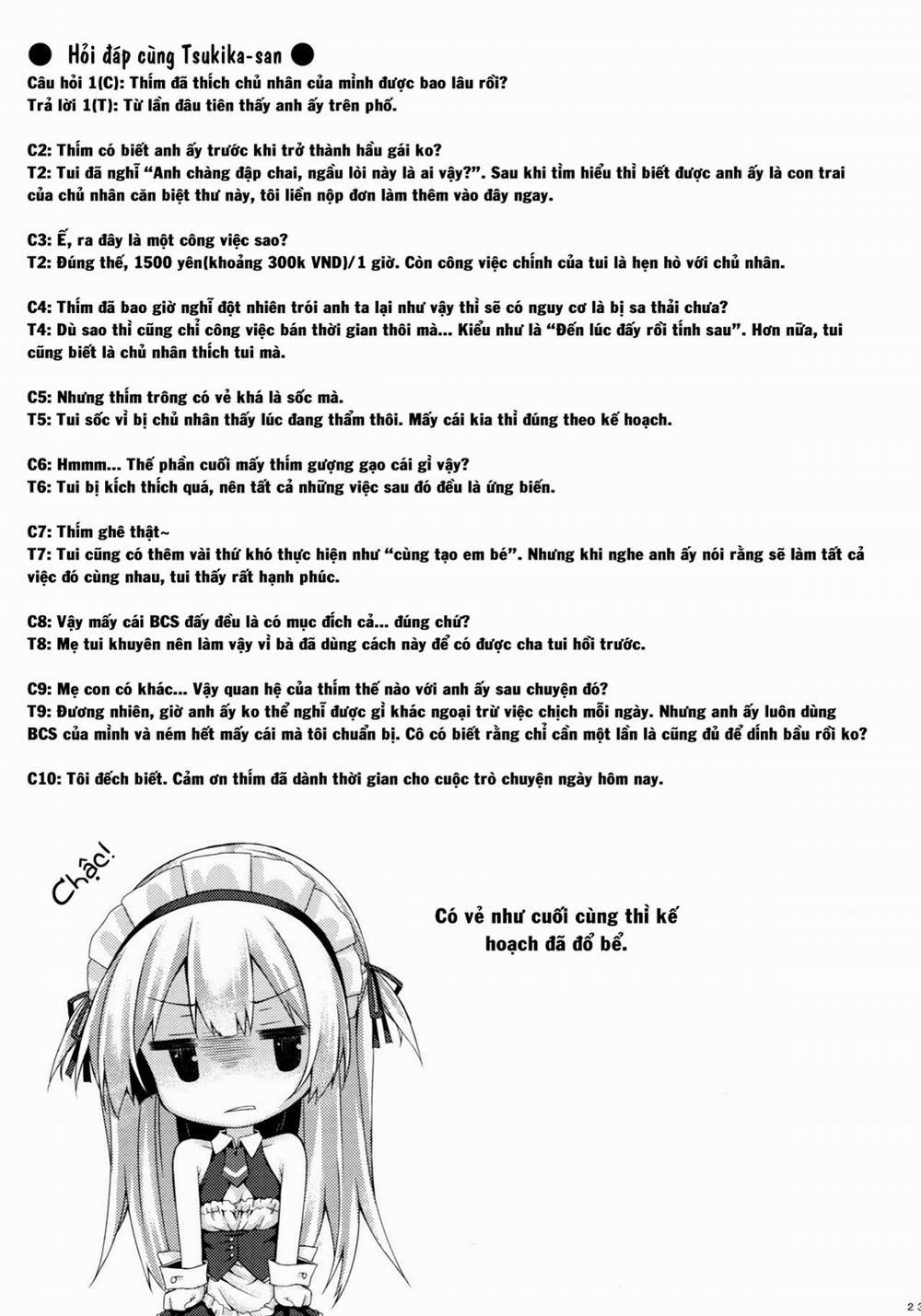 Ginpatsu + Maid (Goshujin-Sama + Kataomoi) Hatsutaiken ÷ Ecchi = Daisuki! Chương Oneshot Trang 22