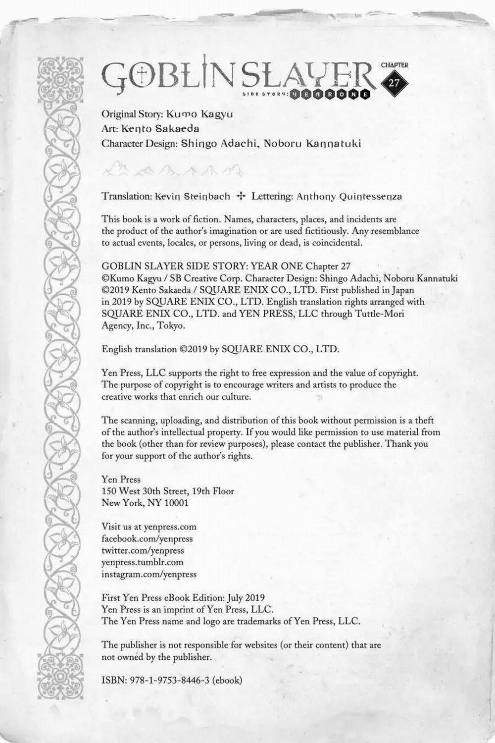 Goblin Slayer Side Story: Year One 27 trang 24