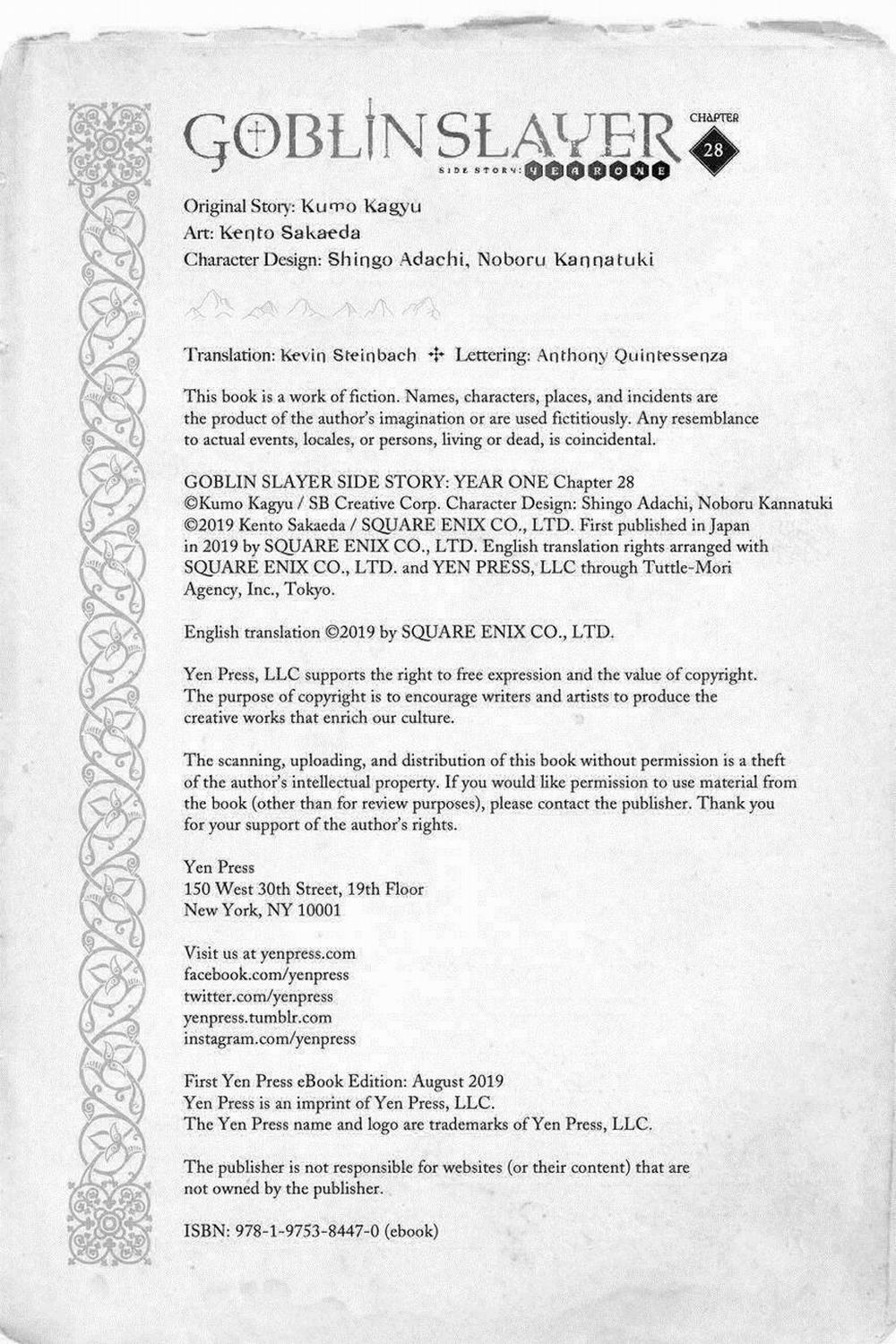 Goblin Slayer Side Story: Year One 28 trang 23