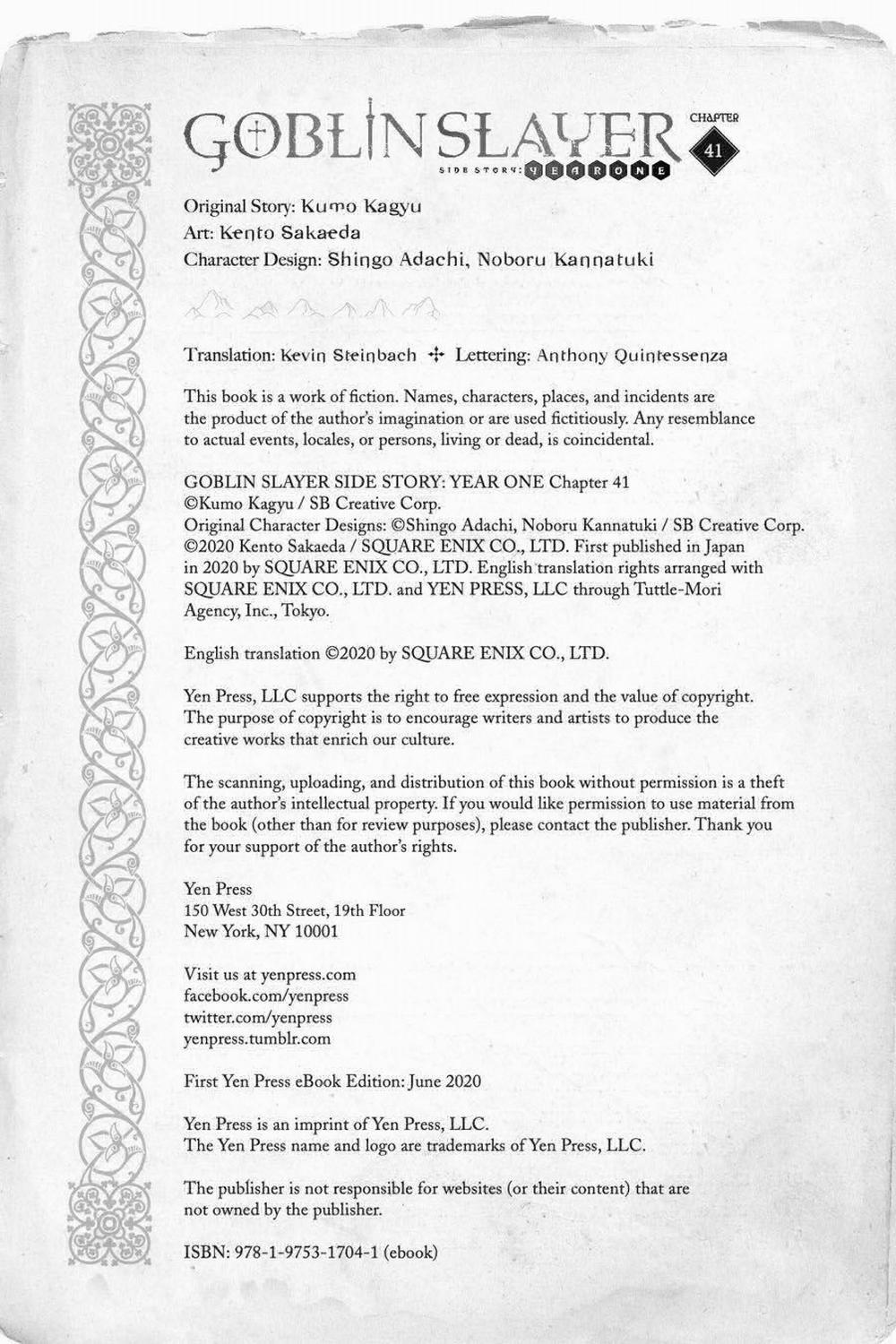 Goblin Slayer Side Story: Year One 41 trang 26