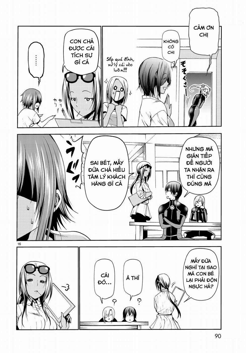 Grand Blue – Cô Gái Thích Lặn 51 trang 16
