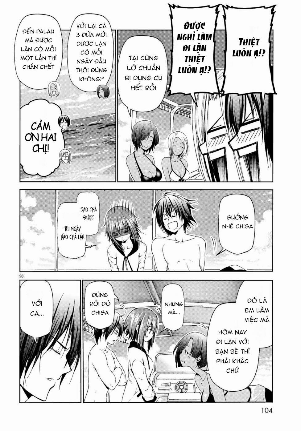 Grand Blue – Cô Gái Thích Lặn 56 trang 28