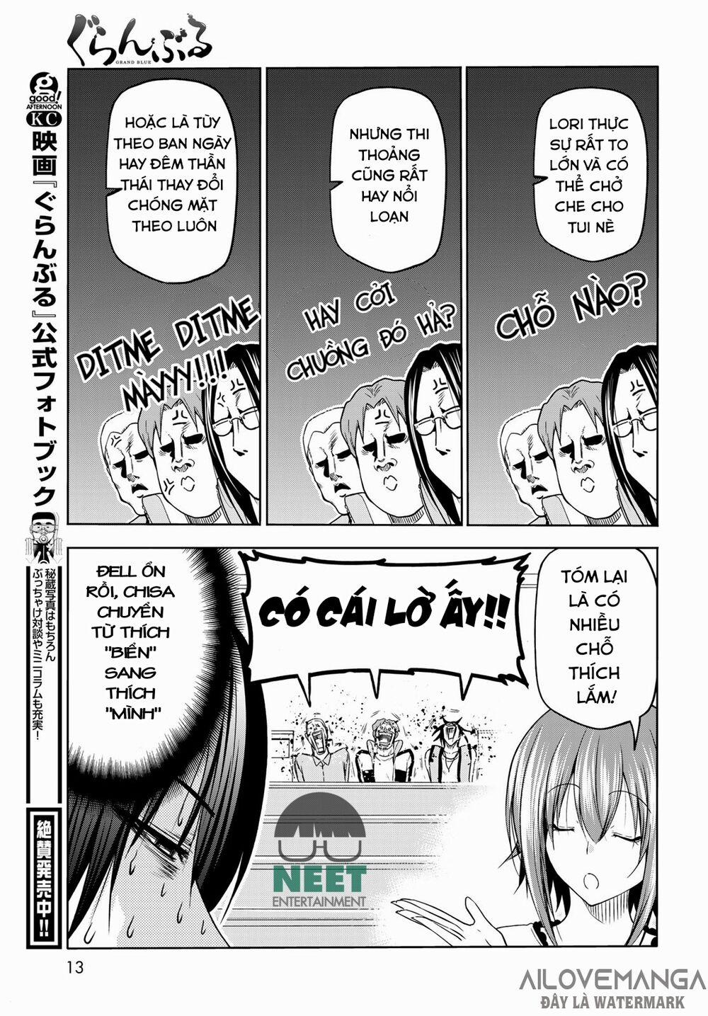 Grand Blue – Cô Gái Thích Lặn Chương 74 Trang 10