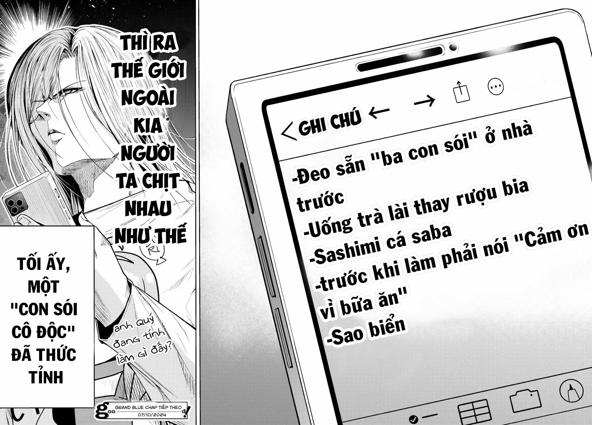 Grand Blue - Cô Gái Thích Lặn Chương 96 Trang 36