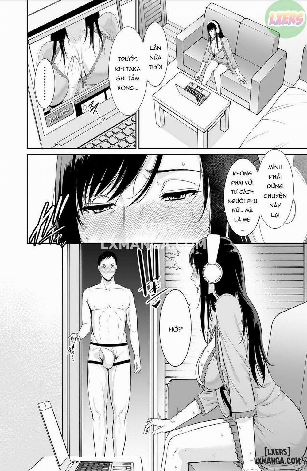 Haha wa Yoru ni Saku Single Mother no Haishin Kiroku Chương Oneshot Trang 25